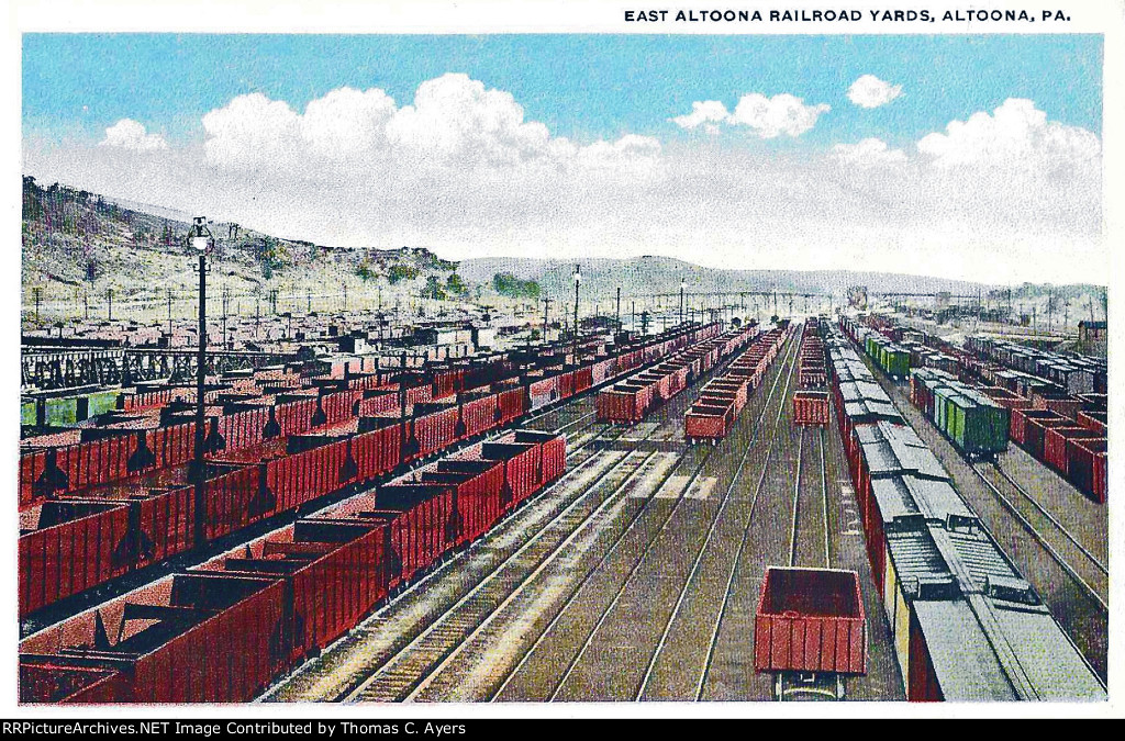 PRR "East Altoona Railroad Yards," c. 1915
